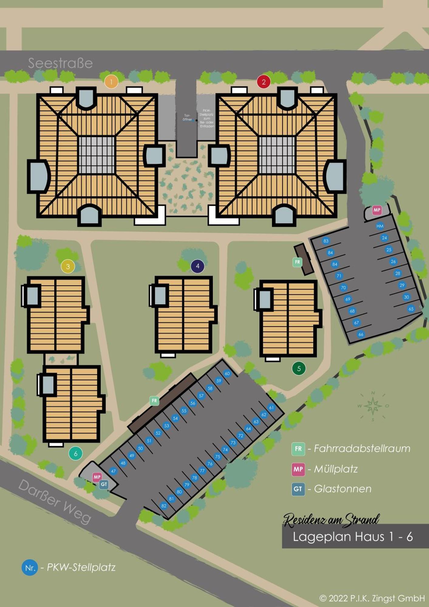 Residenz Am Strand Wohnung 1-18 Zingst Luaran gambar